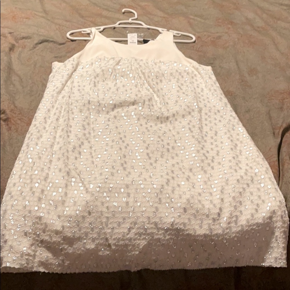 Short tank dress. Shimmery and dressy!